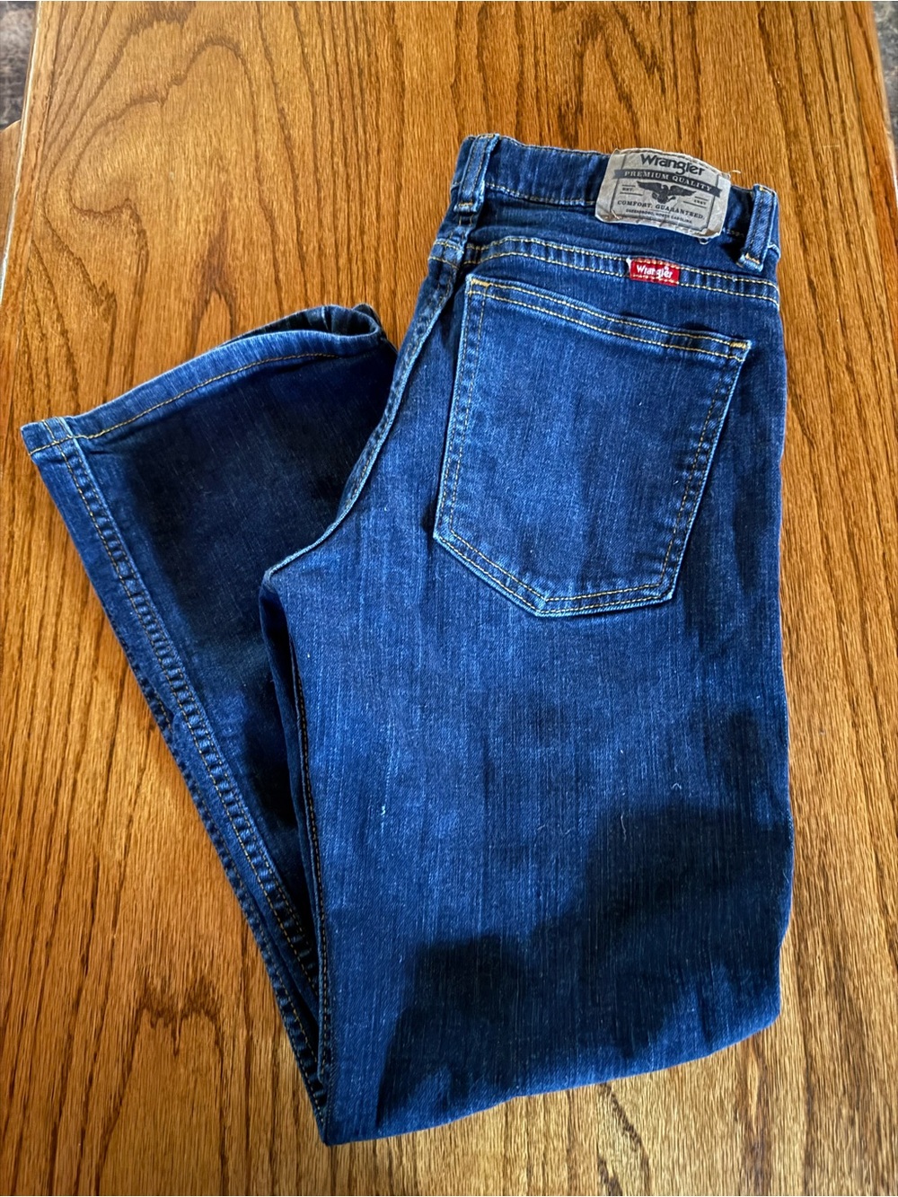 Wrangler Dark Indigo Straight Jeans
